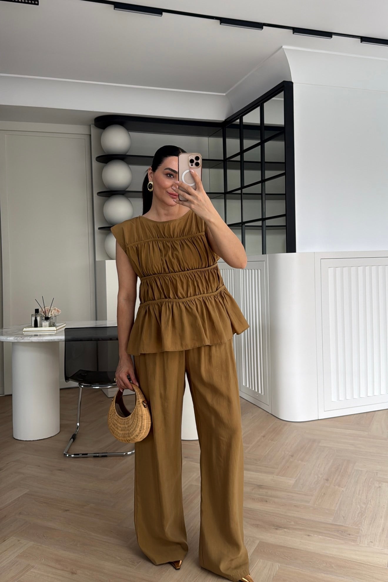 TENCEL NERVÜRLÜ TAKIM HARDAL  
