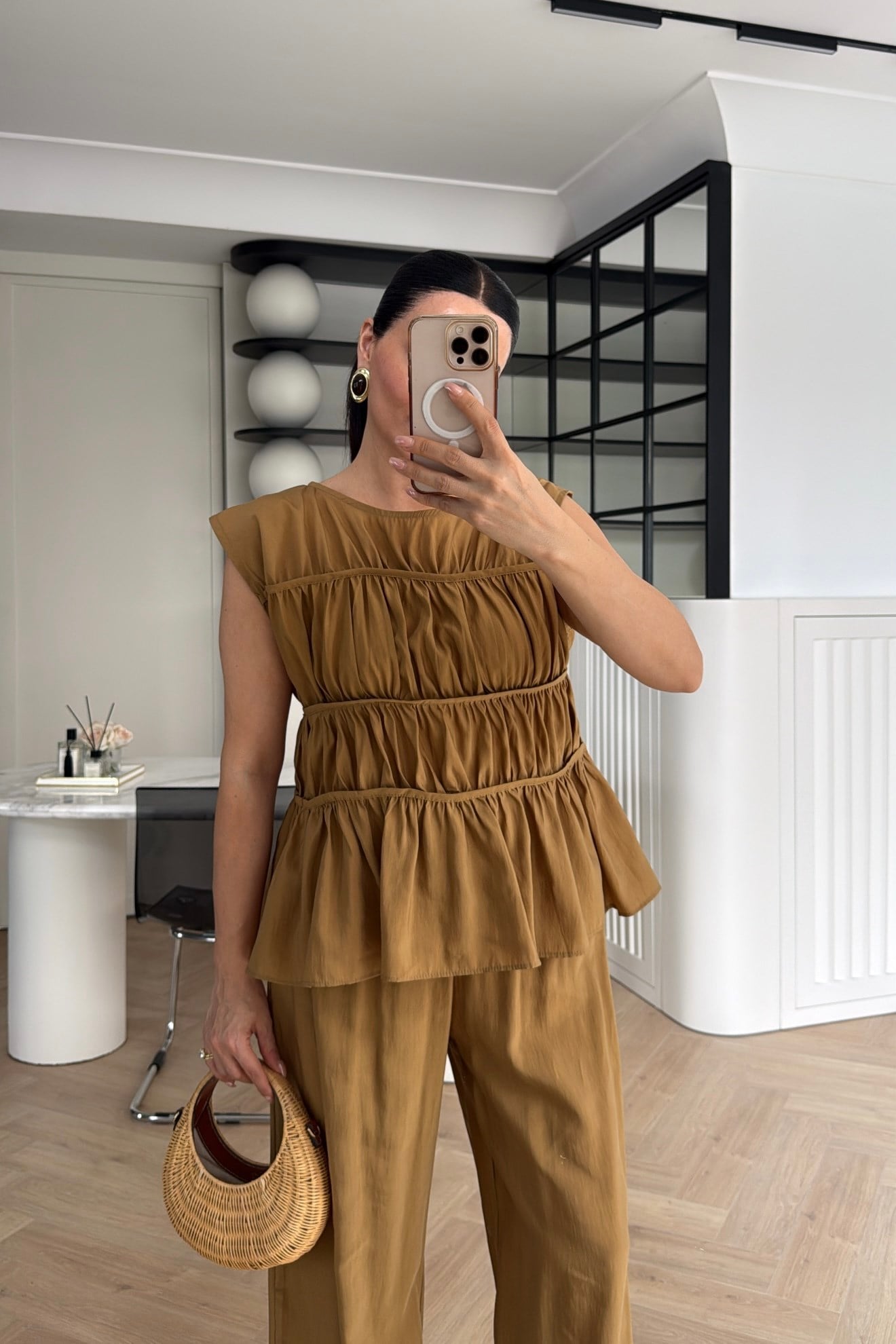 TENCEL NERVÜRLÜ TAKIM HARDAL  
