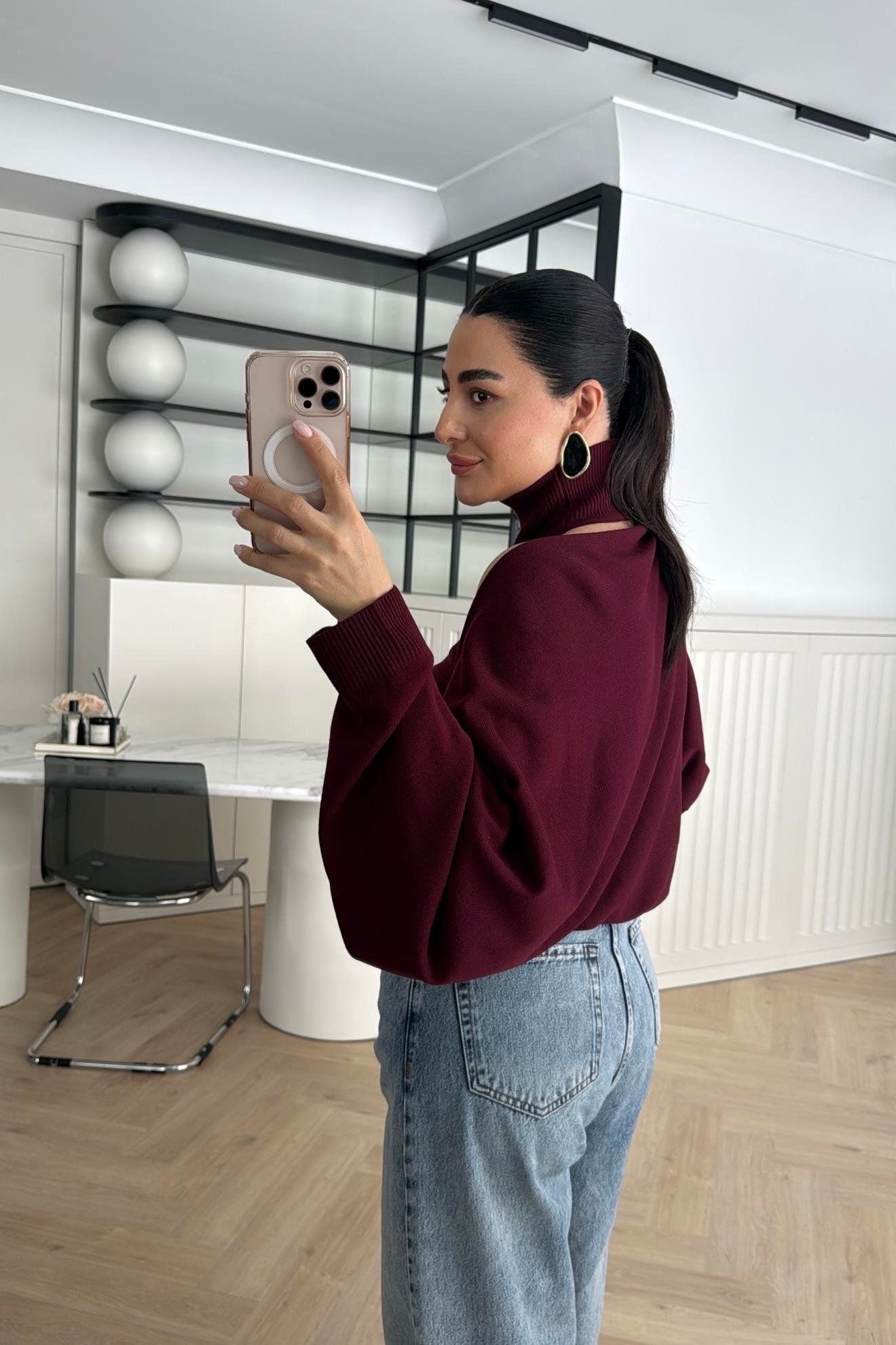 TRİKO BOLERO TAKIM BORDO 