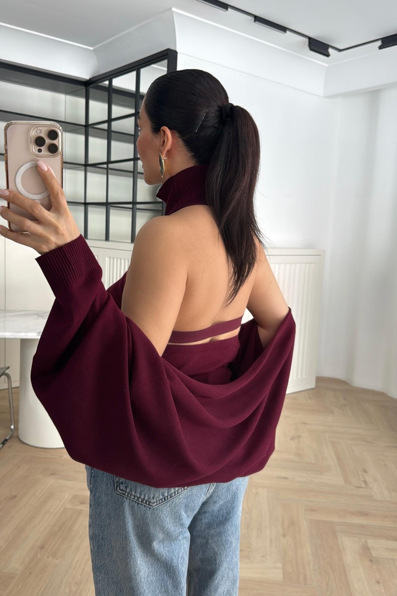 TRİKO BOLERO TAKIM BORDO 