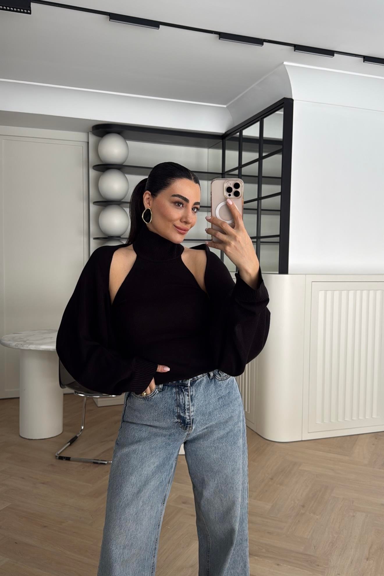 TRİKO BOLERO TAKIM SİYAH 