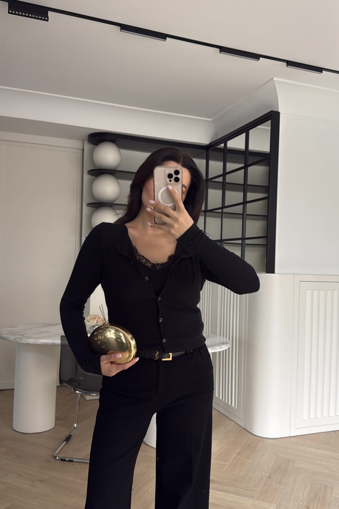 TRİKO KAZAK DANTELLİ ANTRASİT 