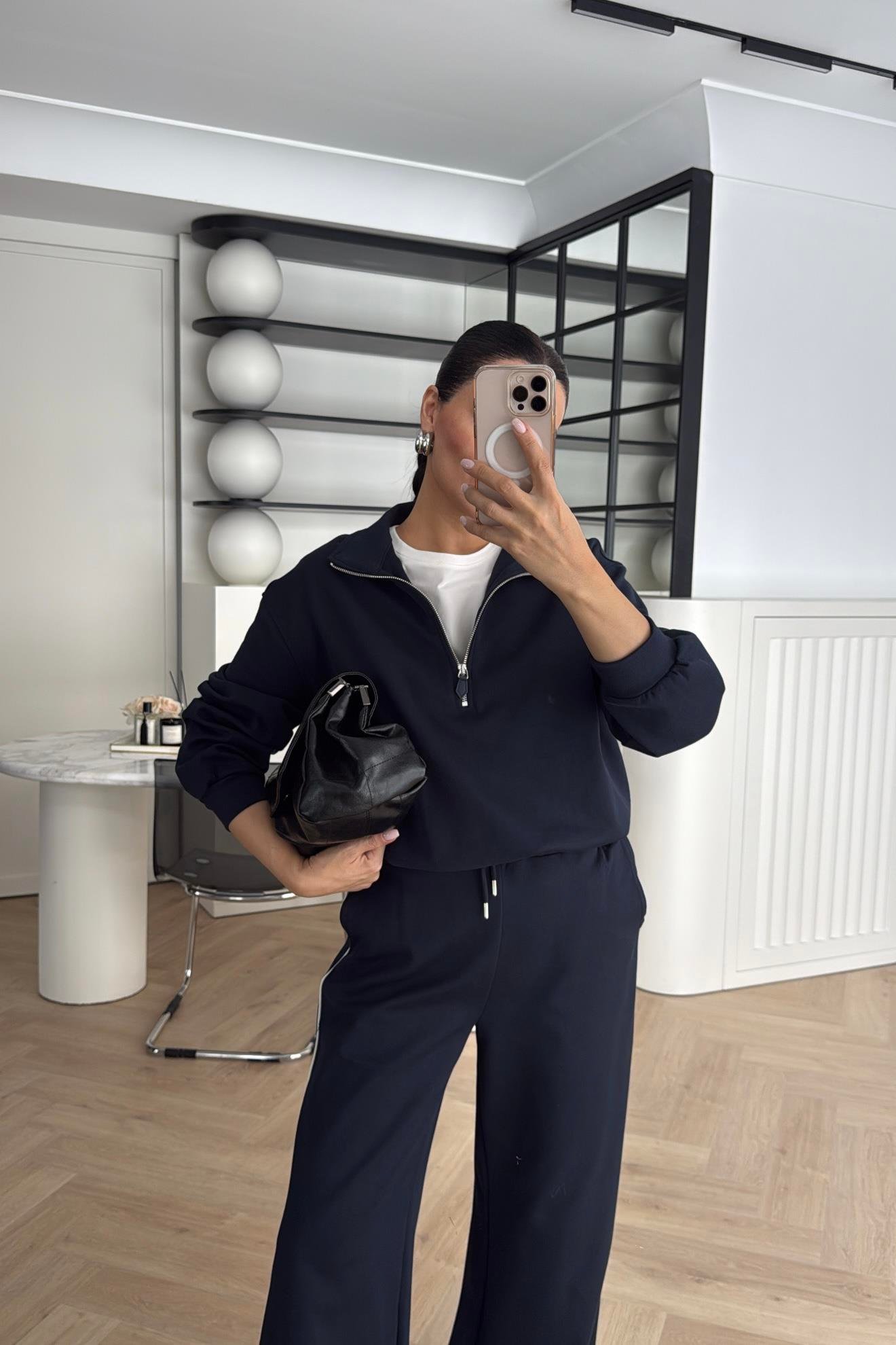 TSHIRT GARNİLİ TAKIM LACİVERT