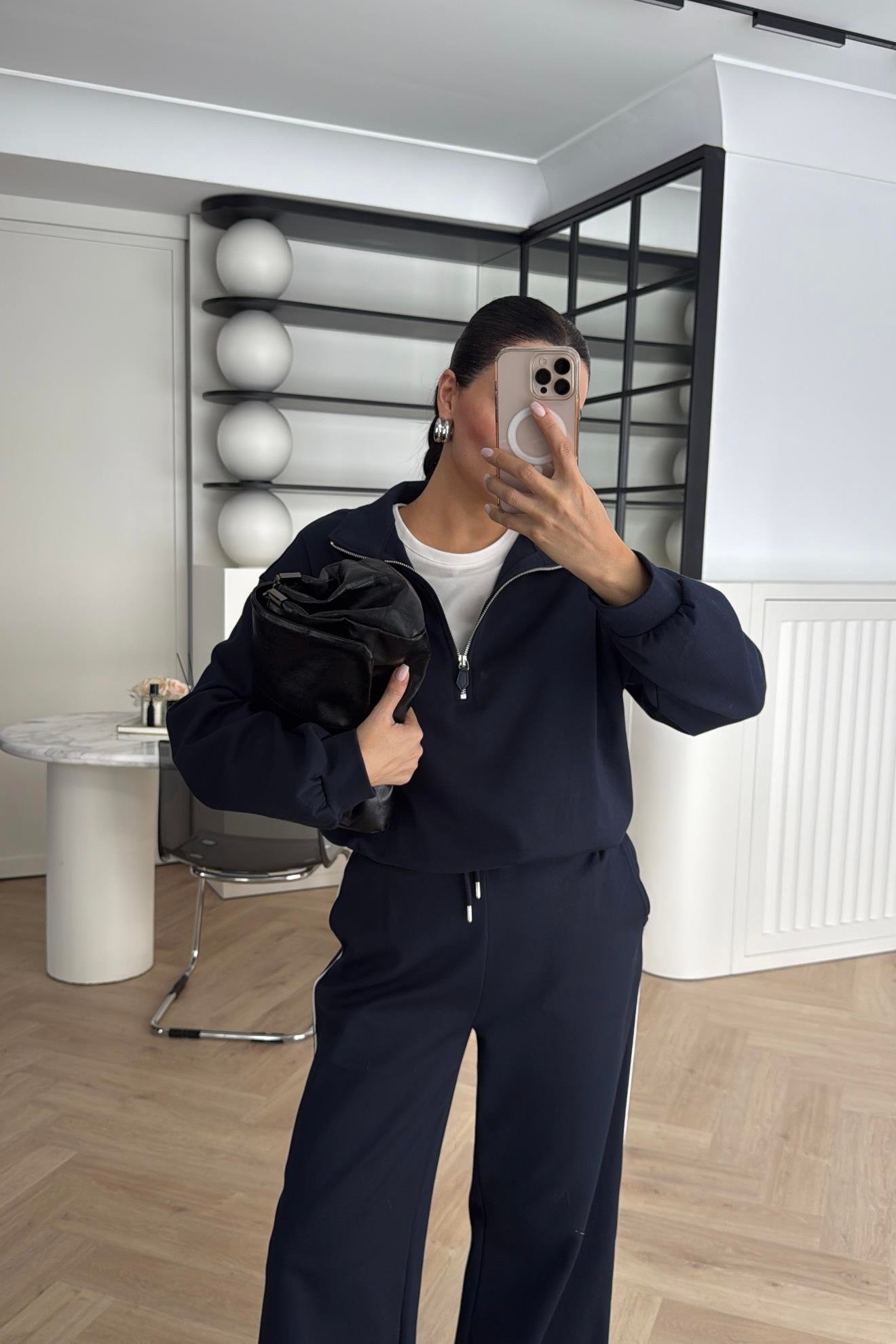 TSHIRT GARNİLİ TAKIM LACİVERT