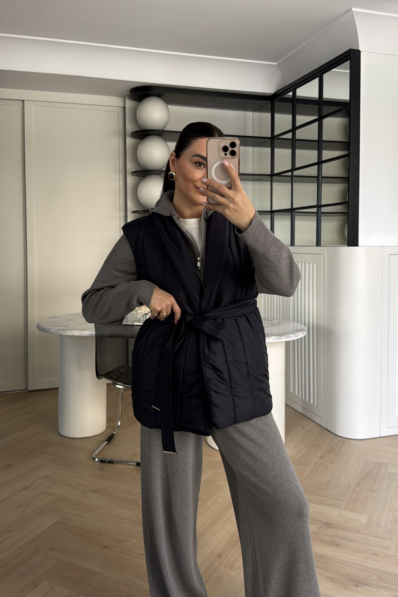 URBAN TRİKOLU ŞİŞME YELEK LACİVERT 