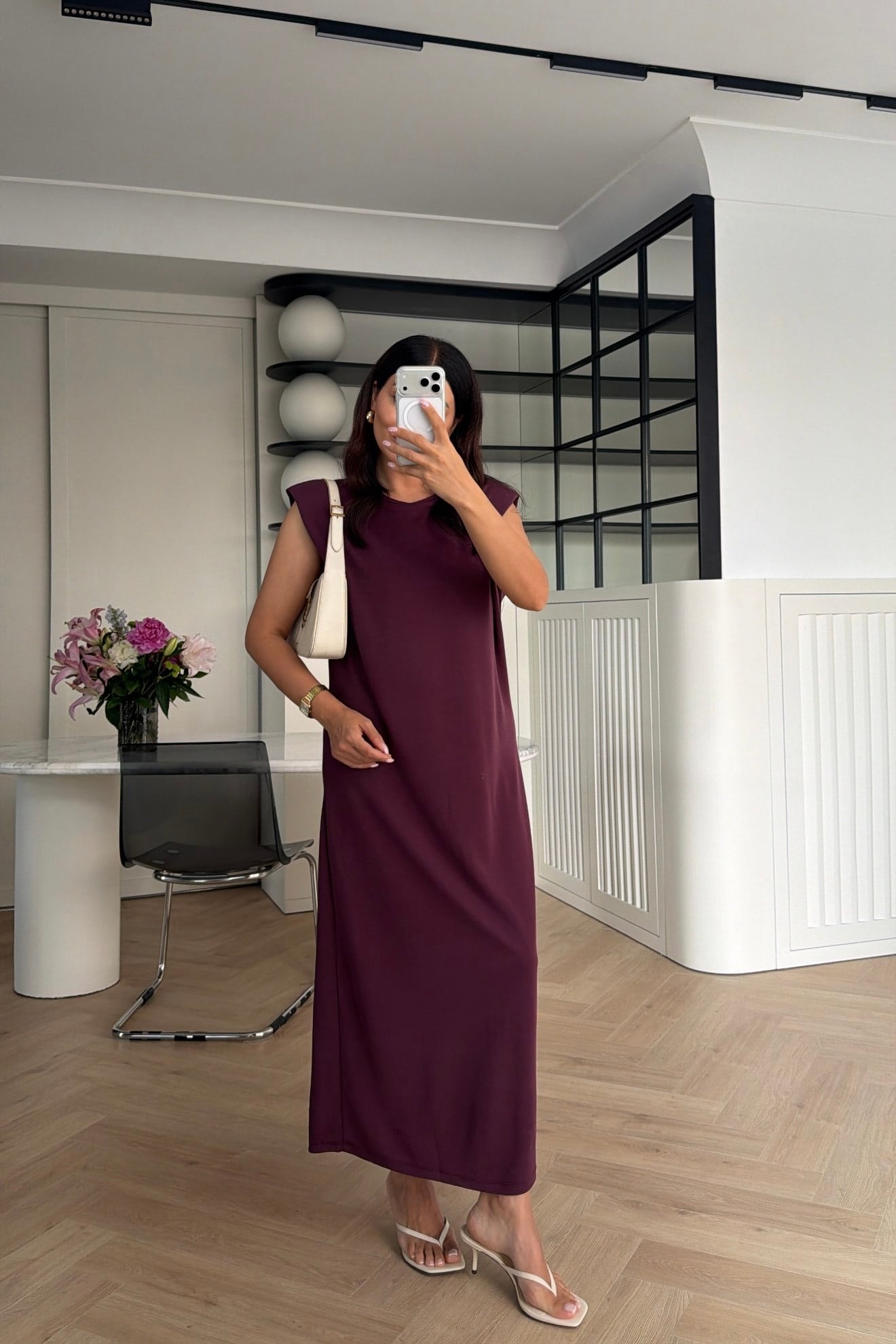 VATKALI MODAL KUMAŞ ELBİSE MÜRDÜM 