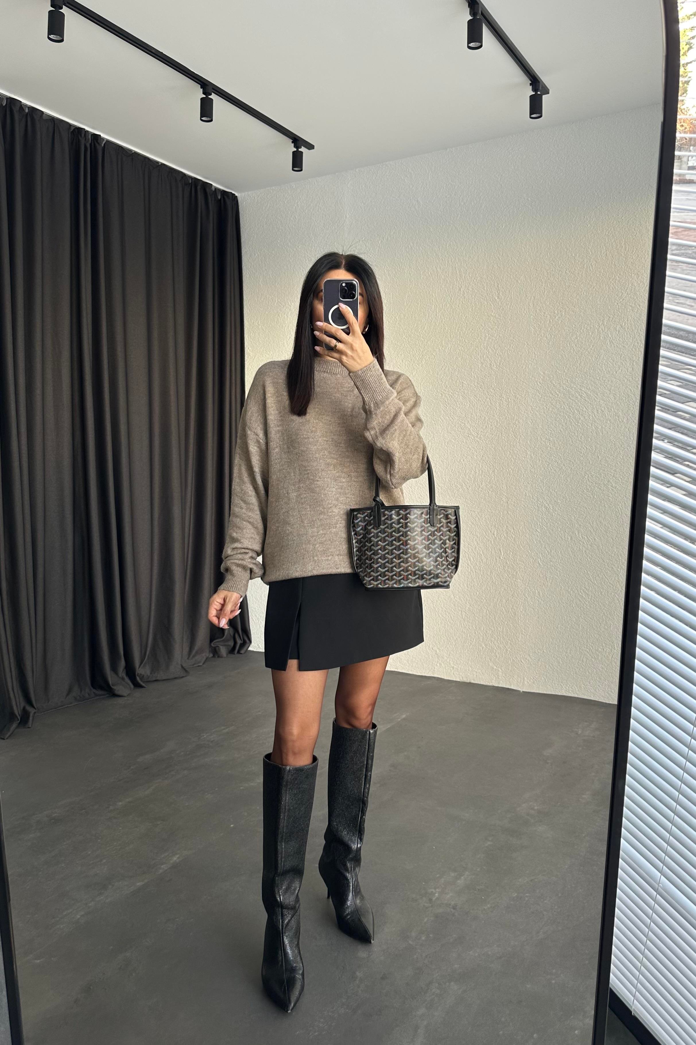 Vizon Bisiklet Yaka Triko Kazak 