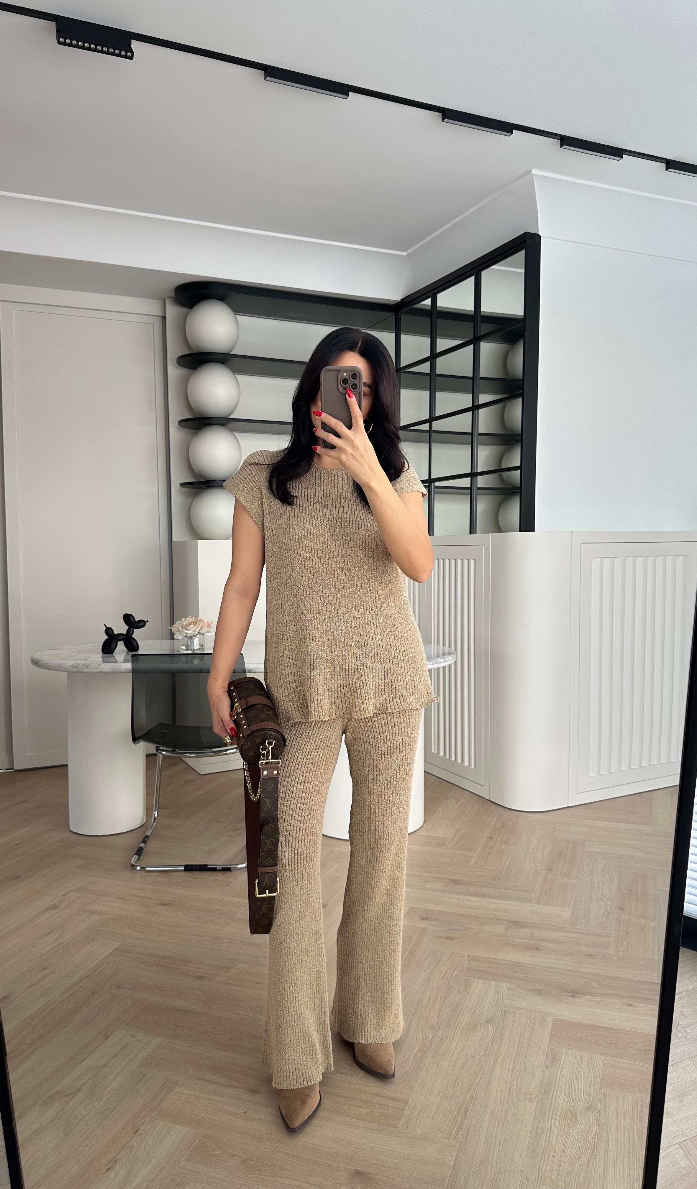 Vizon Renk Yazlık Triko Takım