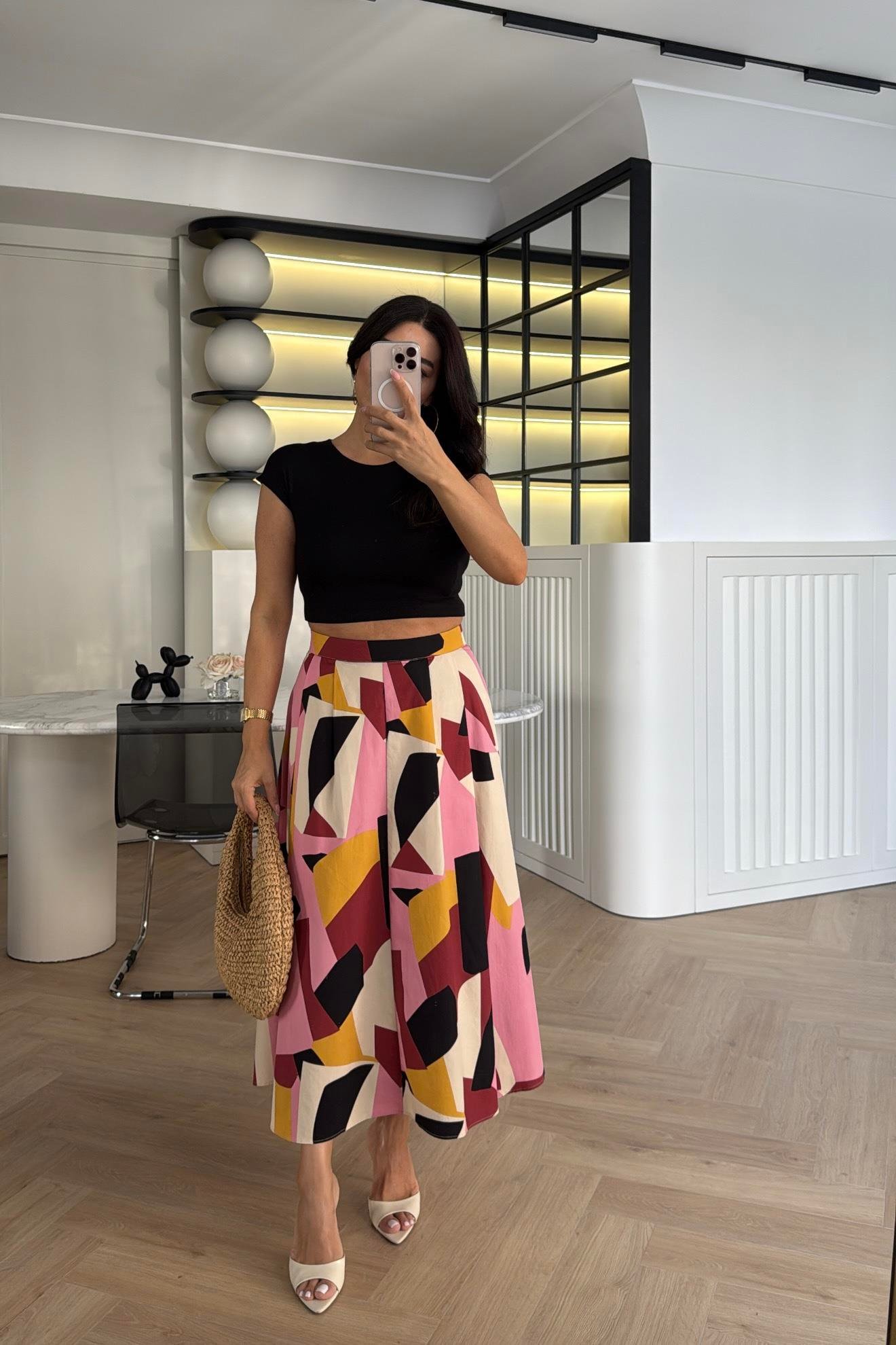 YANDAN FERMUARLI RENKLİ ZR MODEL ETEK