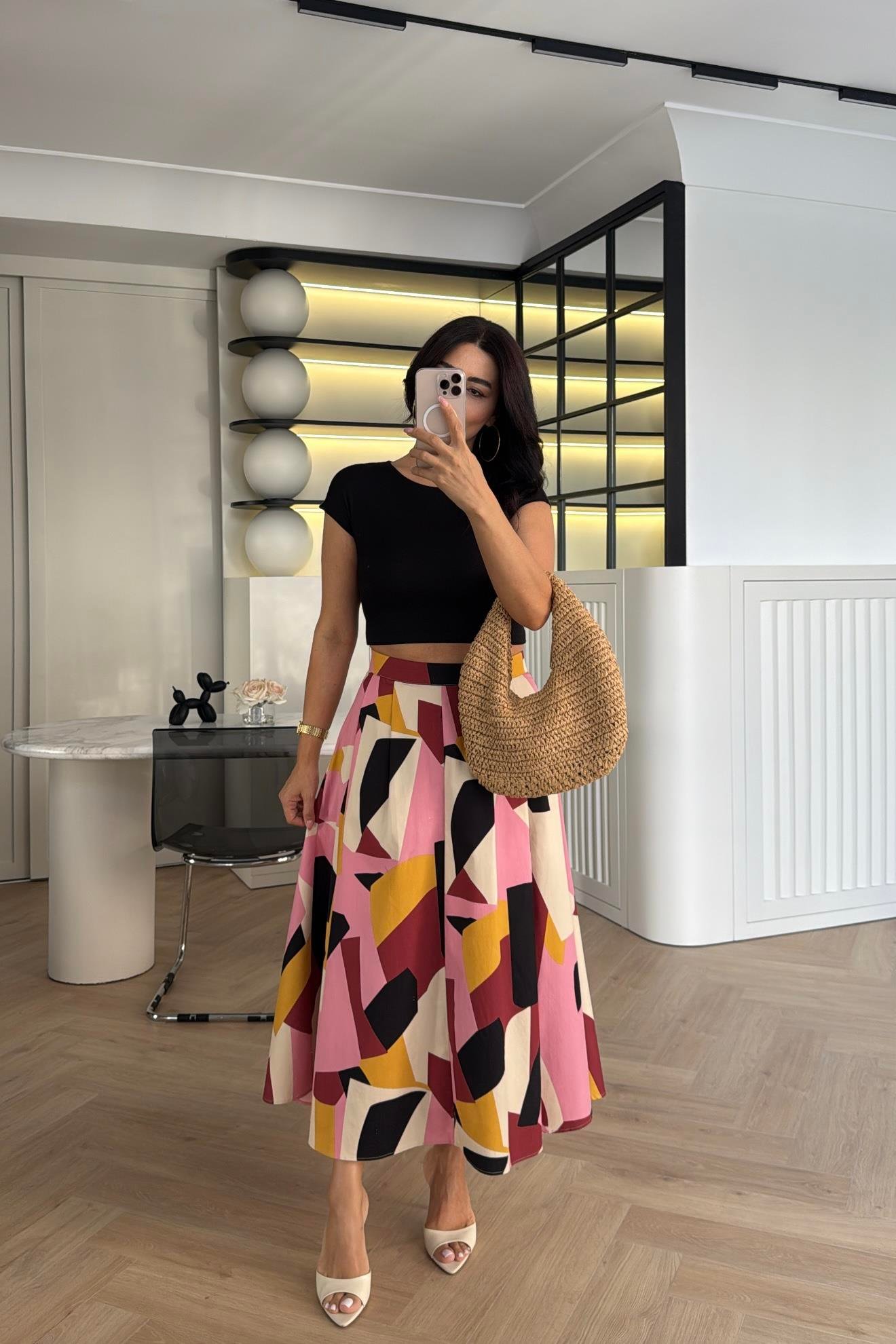 YANDAN FERMUARLI RENKLİ ZR MODEL ETEK