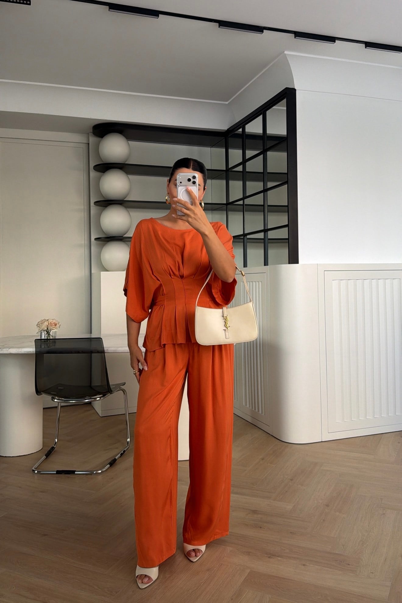 YARASA KOL BELDEN OTURTMALI TENSEL TAKIM ORANGE 