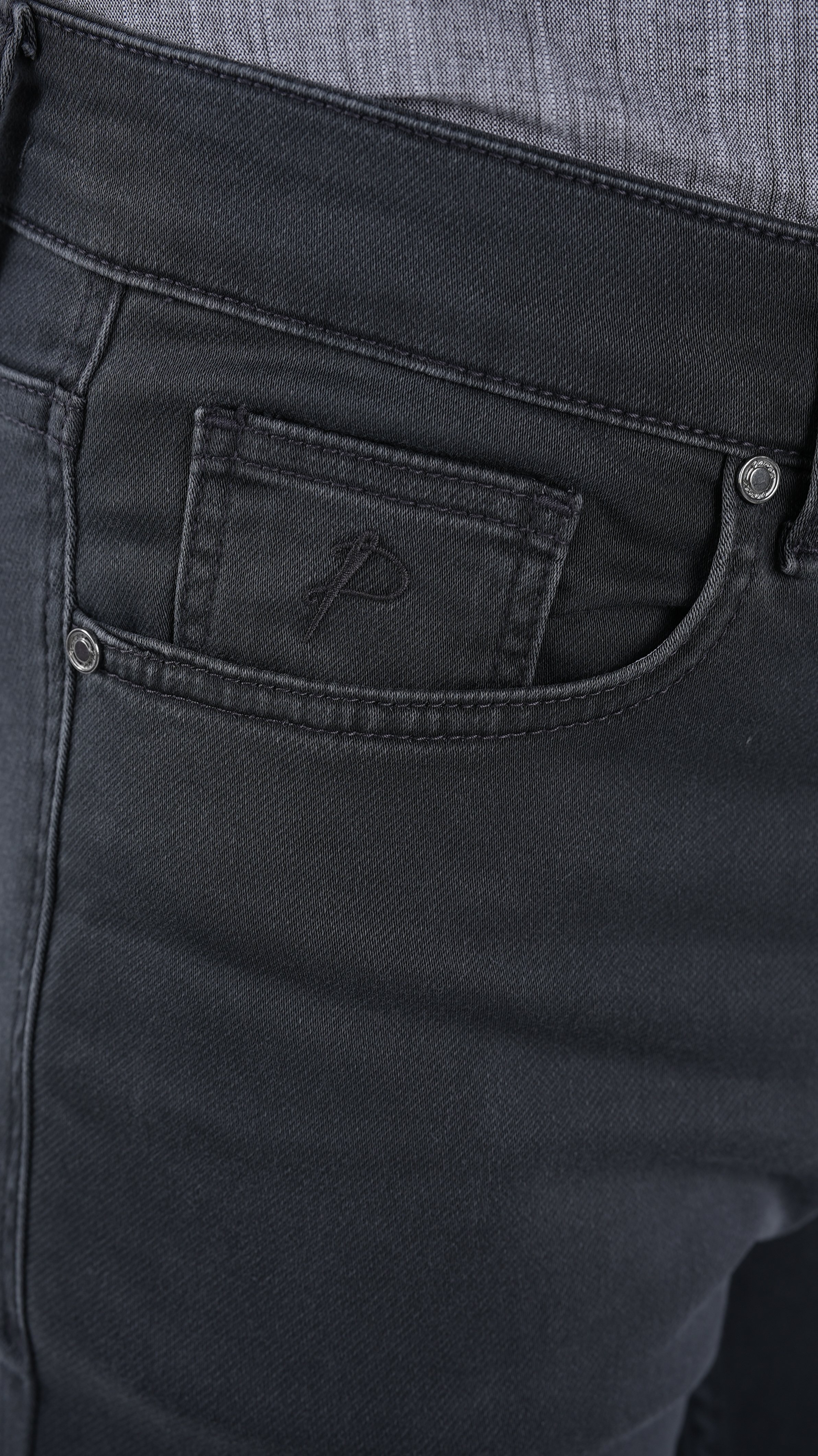 Erkek Denim Regular Rahat Kalıp Jeans Kot Cotton Pantolon - Antrasit