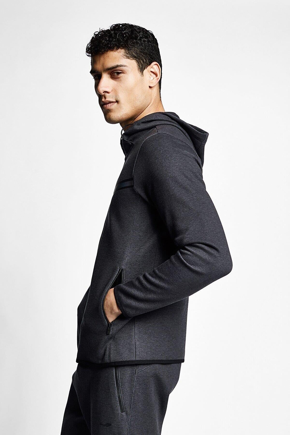 Lescon 21N-1123 Fermuarlı Kapşonlu Üst	
