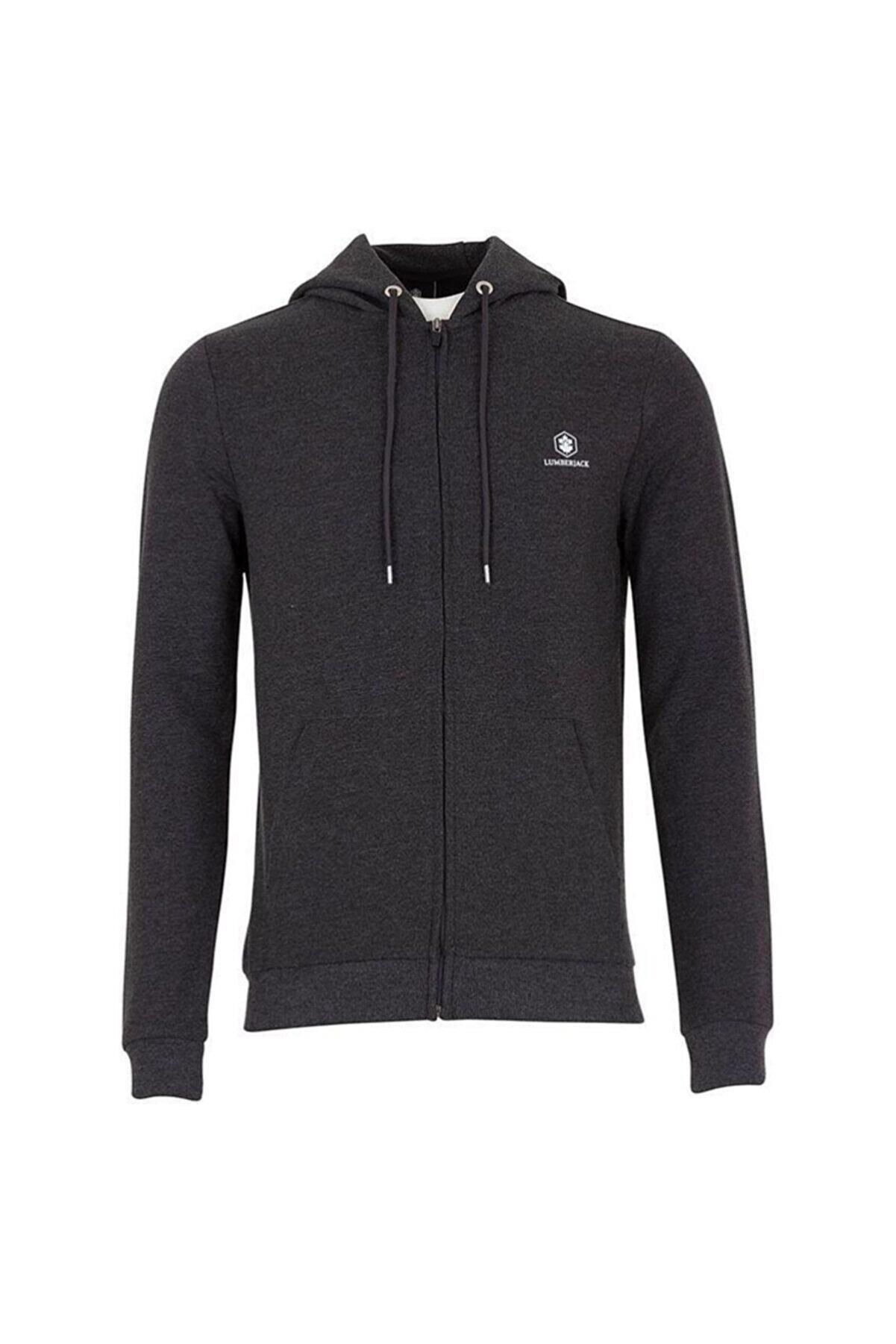 Lumberjack 1W Sn72 Basıc Hoodıe Full Zıp 1Pr Tek Ust	