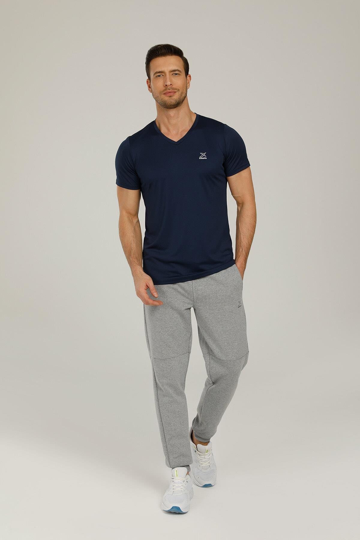 Kınetıx 2M Sn222 Basıc Pes V Neck T-Shırt 2Fx	