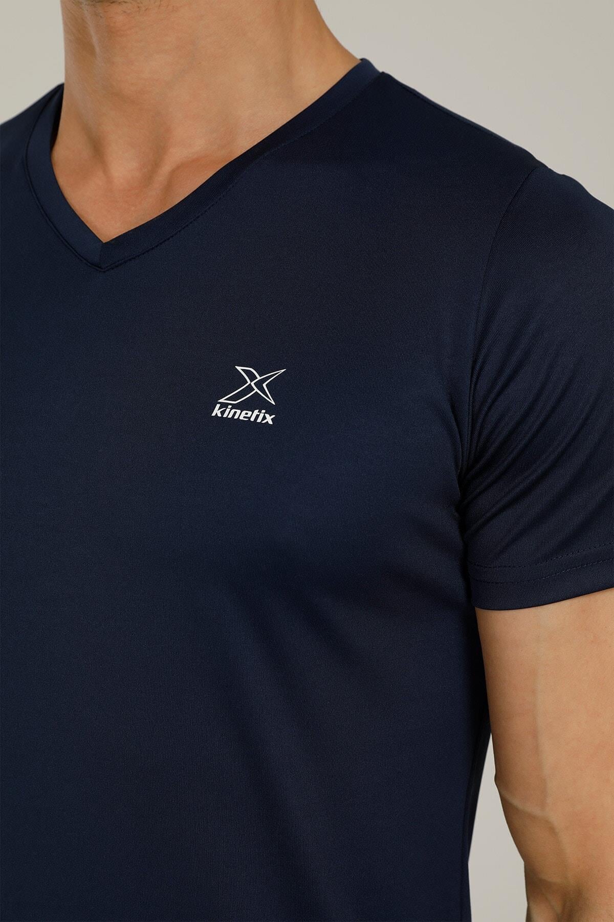 Kınetıx 2M Sn222 Basıc Pes V Neck T-Shırt 2Fx	