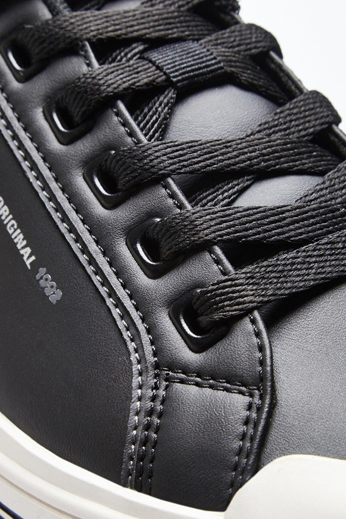 Lescon Admiral Siyah Erkek Sneaker Ayakkabı