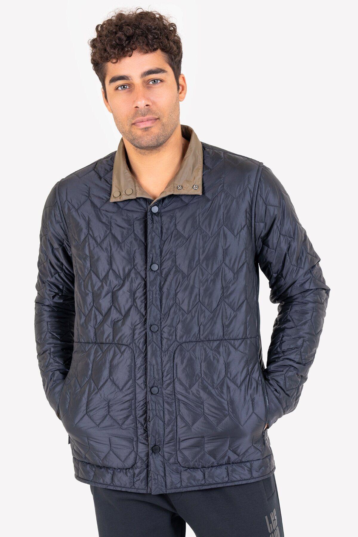 Lescon Çif Taraflı Çift Renkli  Erkek Mont 23N-1159