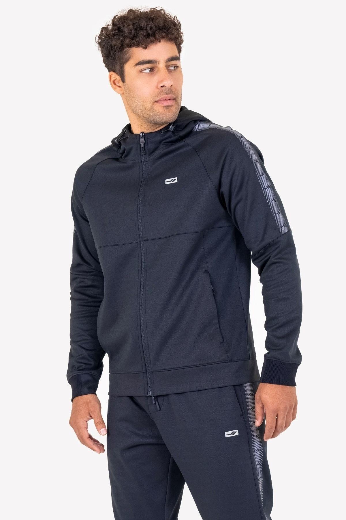 Lescon Erkek Fermuarlı Kapüşonlu Sweatshirt 23N-1128