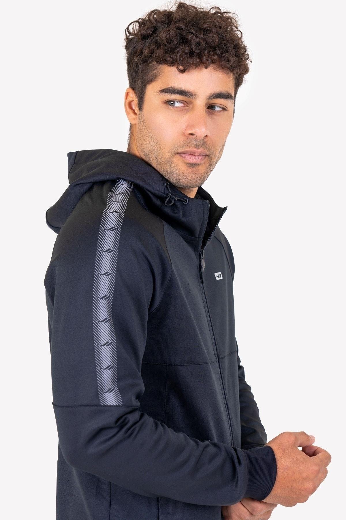 Lescon Erkek Fermuarlı Kapüşonlu Sweatshirt 23N-1128