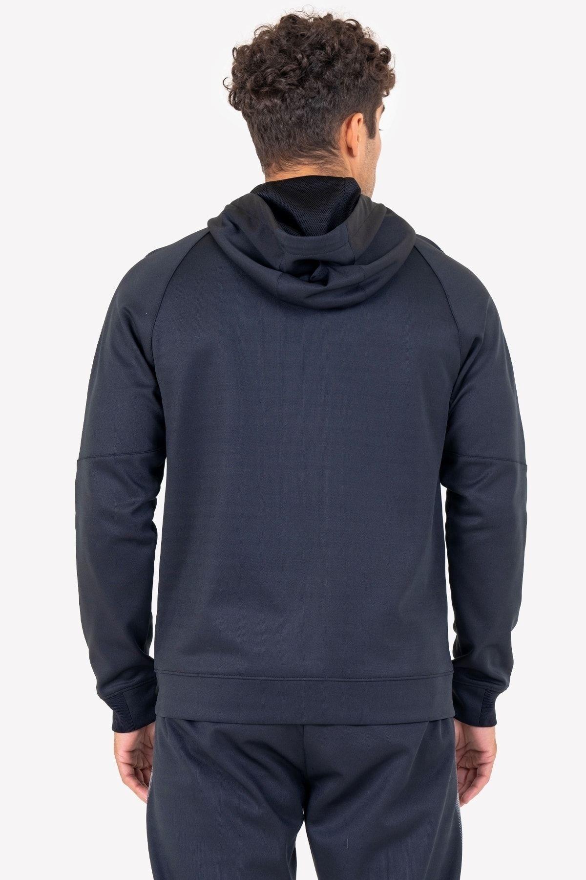 Lescon Erkek Fermuarlı Kapüşonlu Sweatshirt 23N-1128