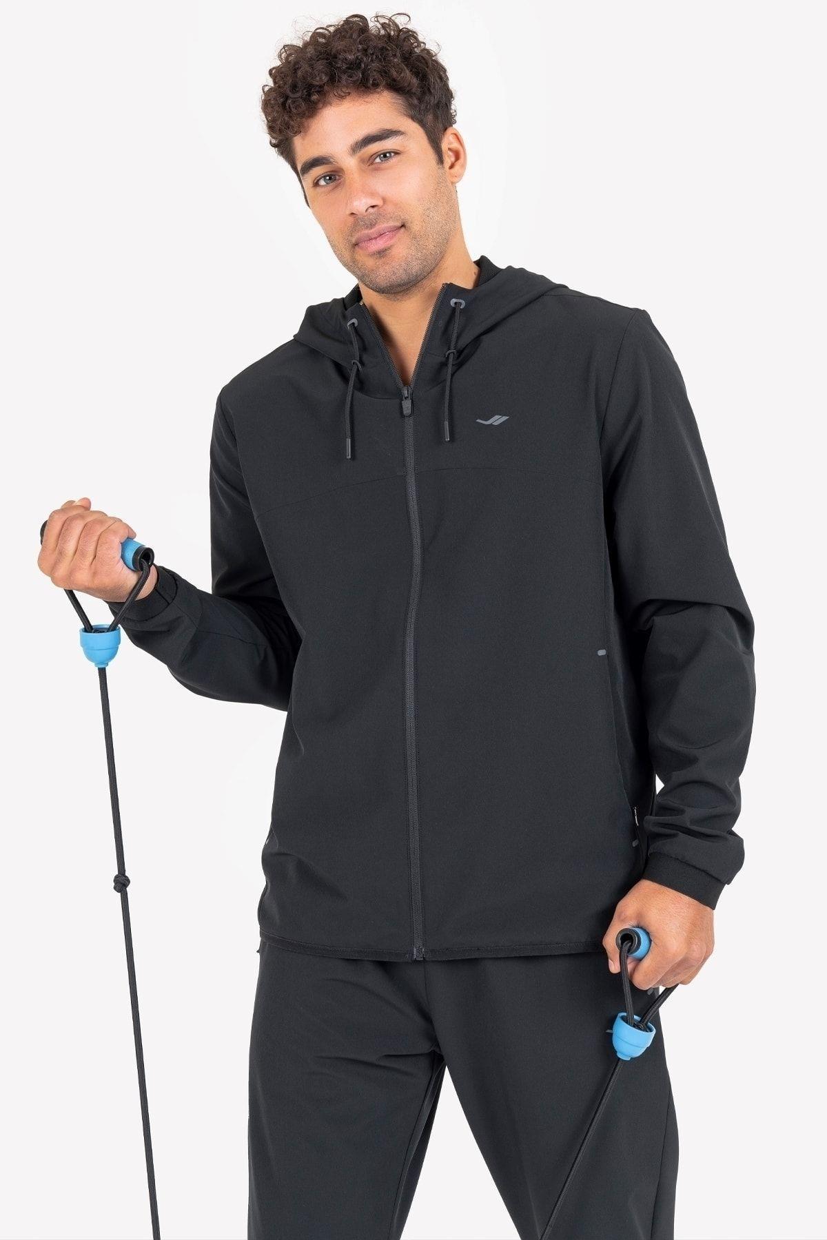 Lescon Erkek Fermuarlı Kapüşonlu Sweatshirt 23N-1148