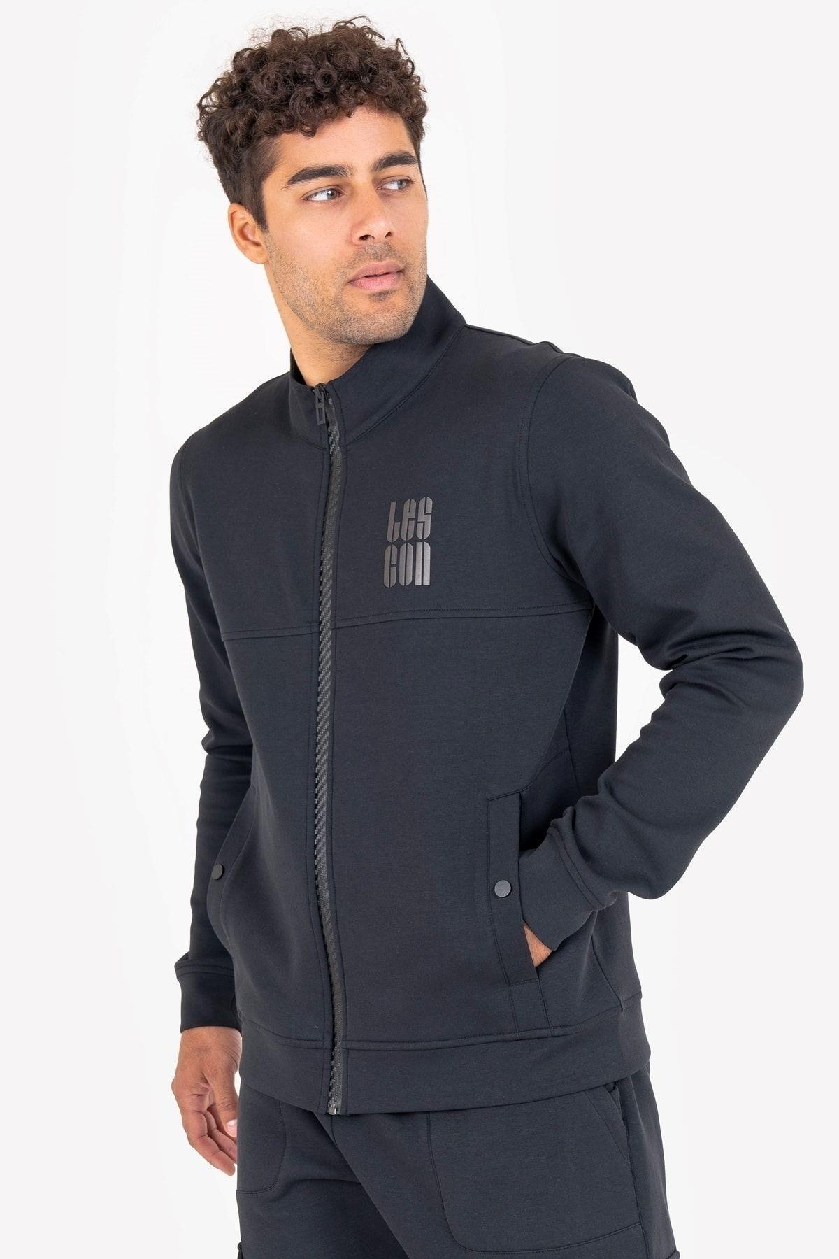 Lescon Erkek Fermuarlı Sweatshirt 23N-1141