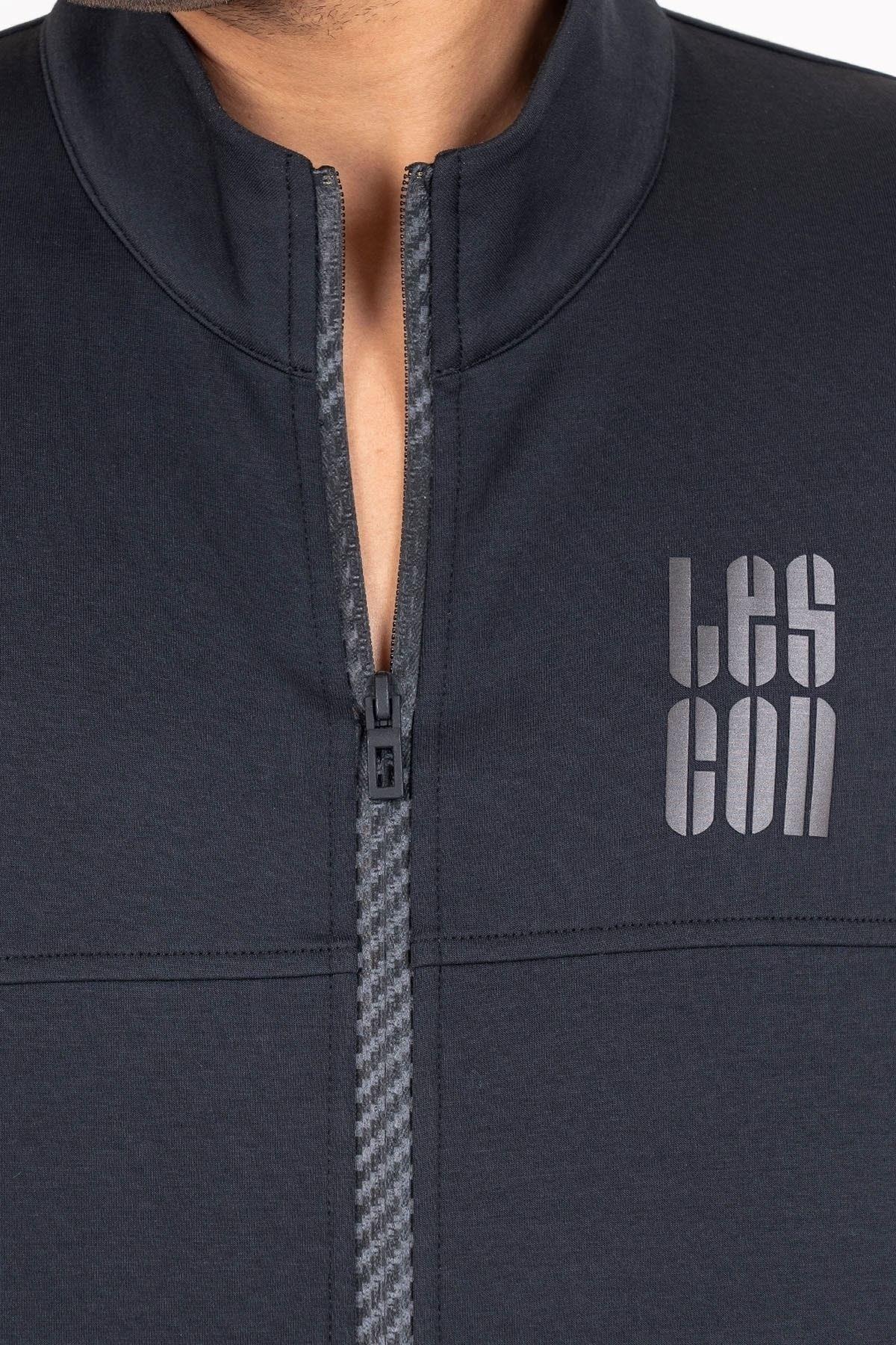 Lescon Erkek Fermuarlı Sweatshirt 23N-1141