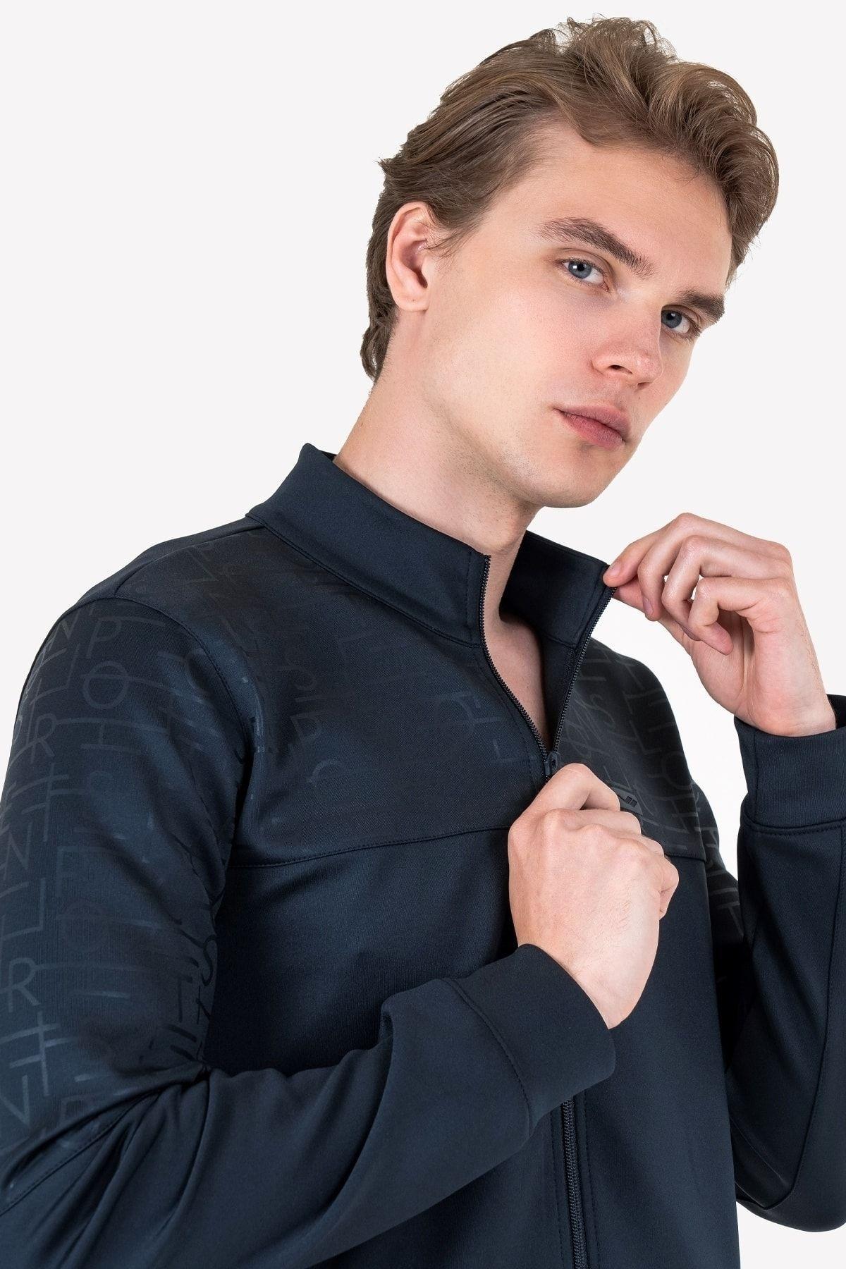 Lescon Erkek Fermuarlı Sweatshirt 23N-1135