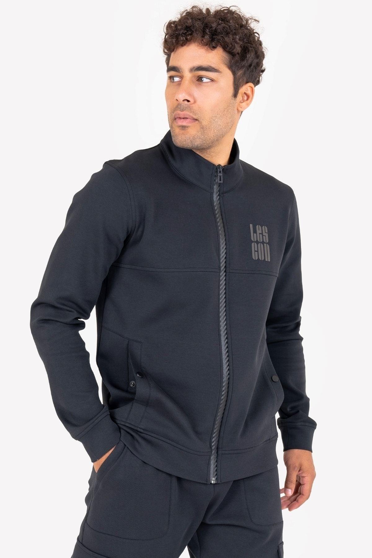 Lescon Erkek Fermuarlı Sweatshirt 23N-1141