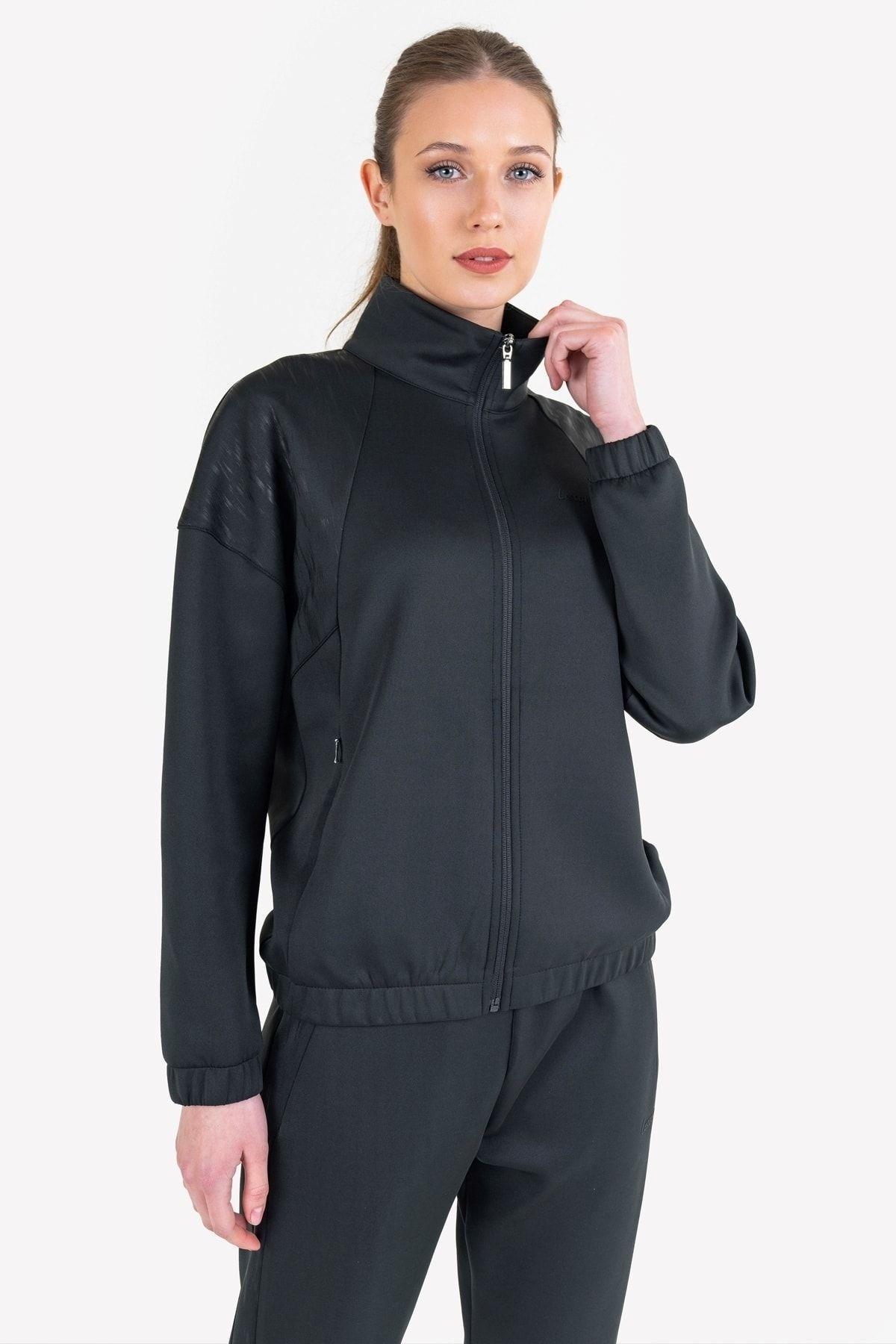 Lescon Kadın Fermuarlı Sweatshirt 23N-2124