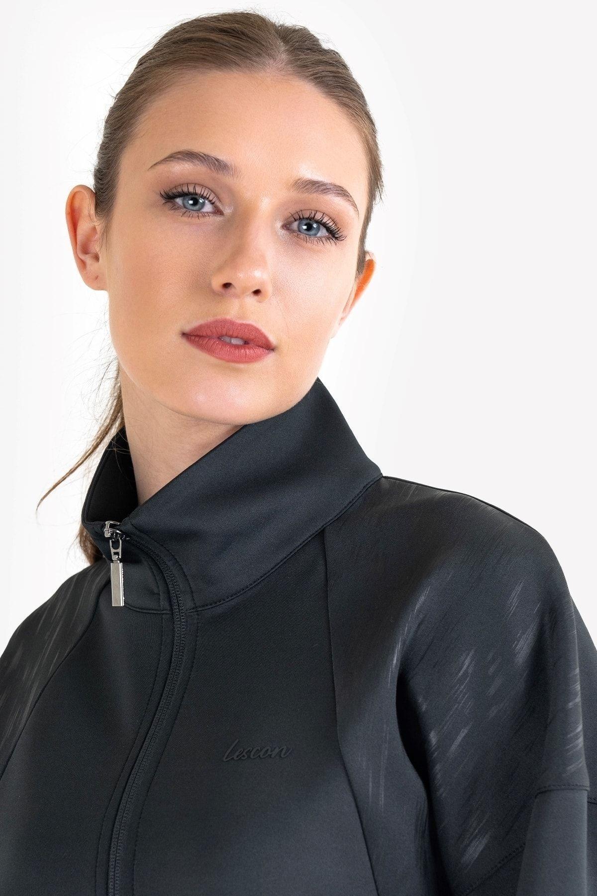 Lescon Kadın Fermuarlı Sweatshirt 23N-2124