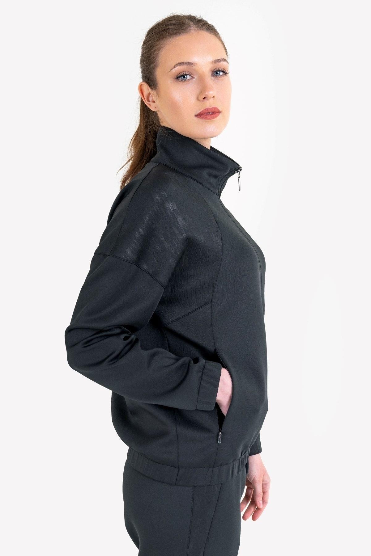 Lescon Kadın Fermuarlı Sweatshirt 23N-2124