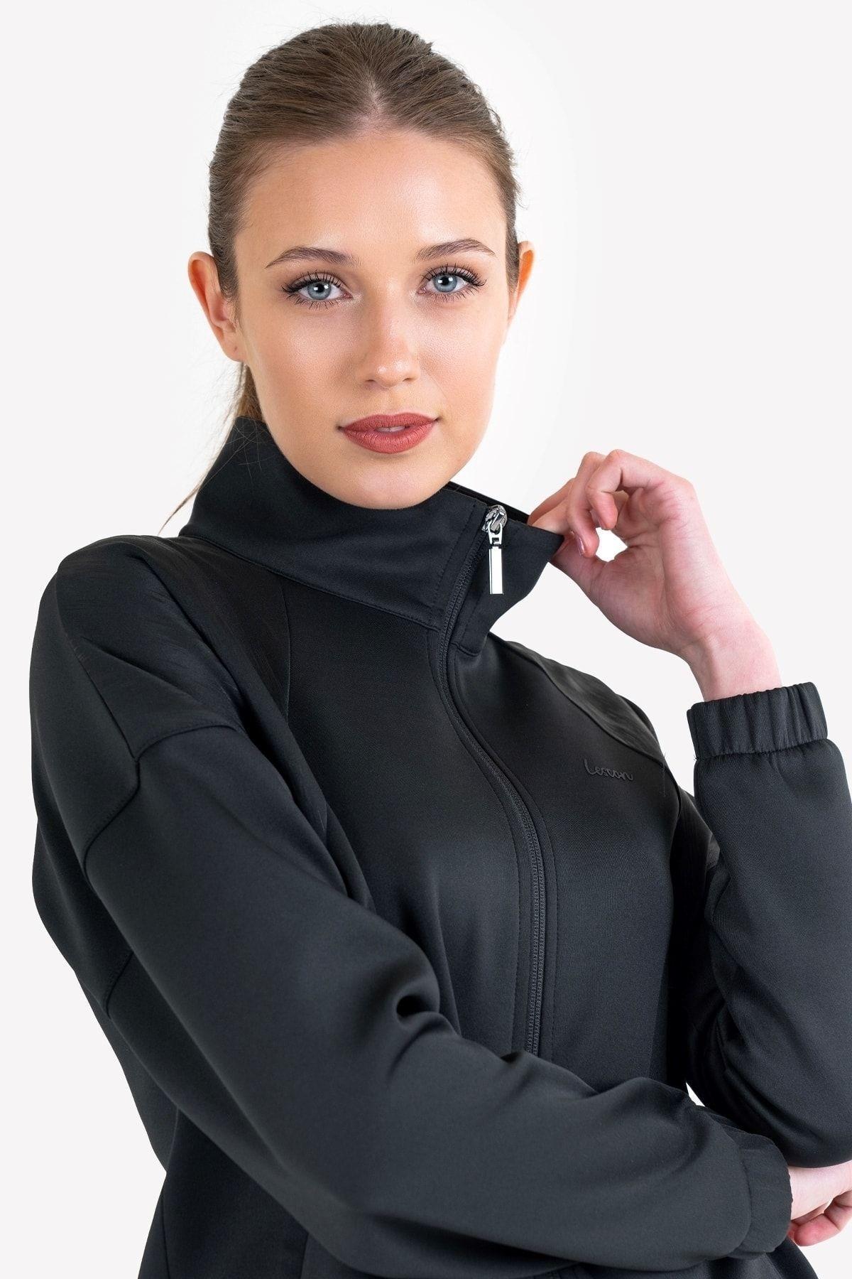 Lescon Kadın Fermuarlı Sweatshirt 23N-2124