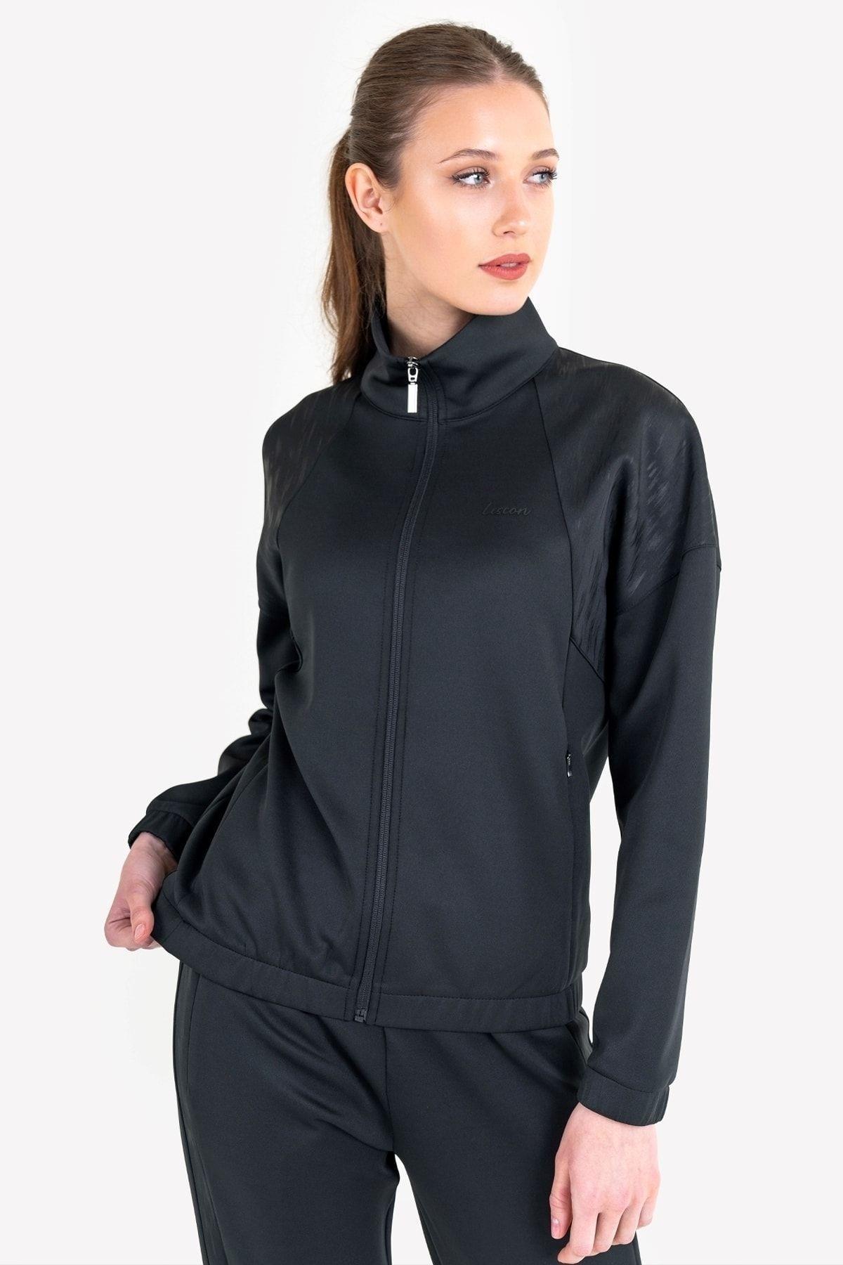 Lescon Kadın Fermuarlı Sweatshirt 23N-2124