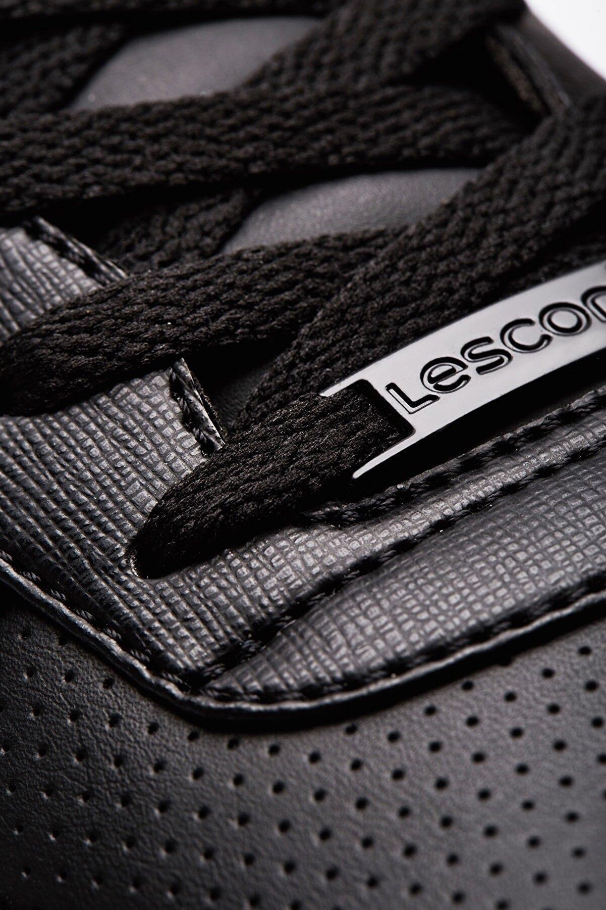 Lescon Zeplin 2 Siyah Erkek Sneaker Ayakkabı