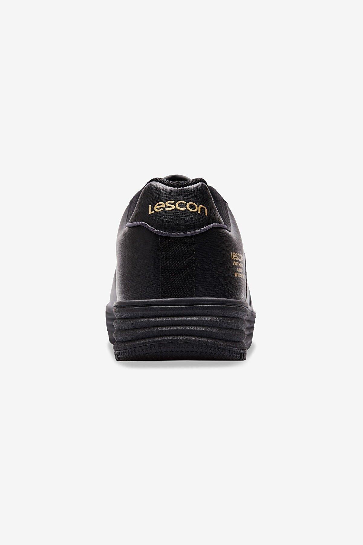 Lescon Zeplin 2 Siyah Erkek Sneaker Ayakkabı
