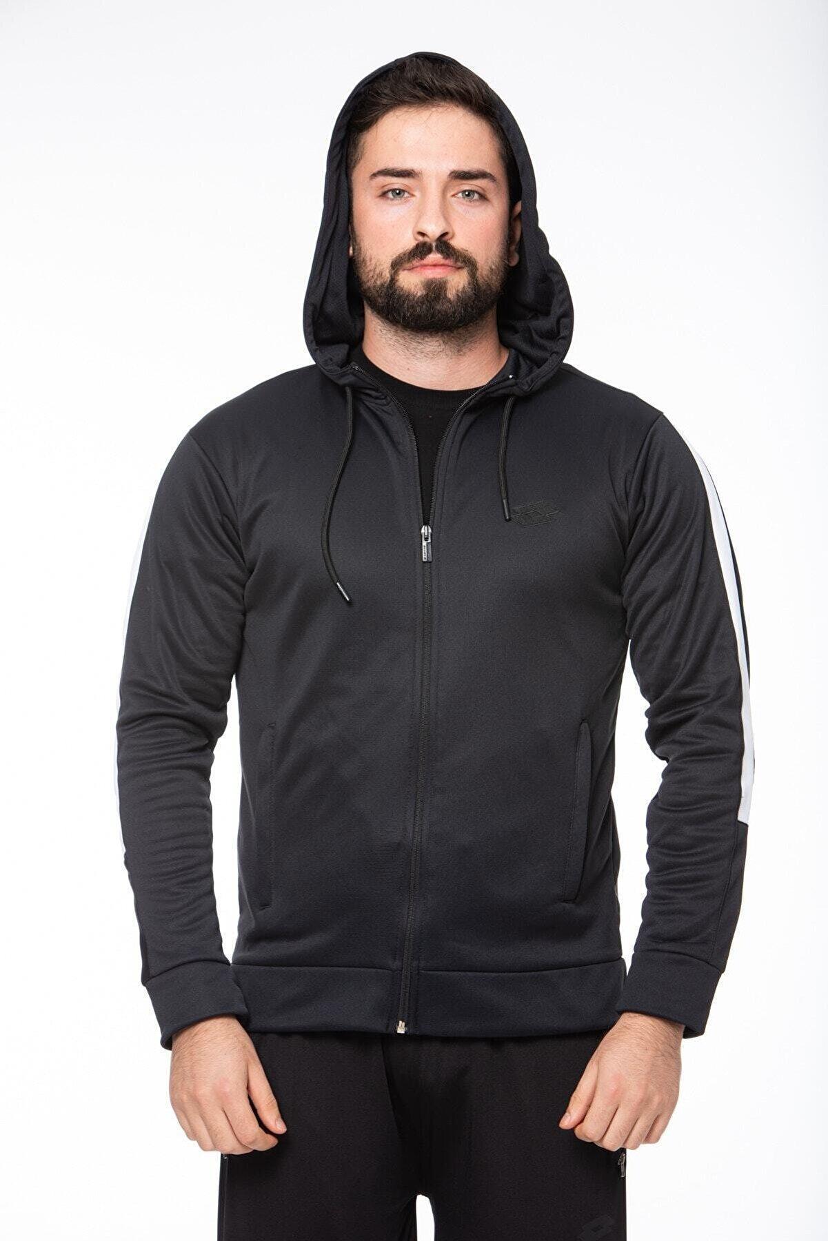 Lotto Fleece Sweat Fz Hd Pl