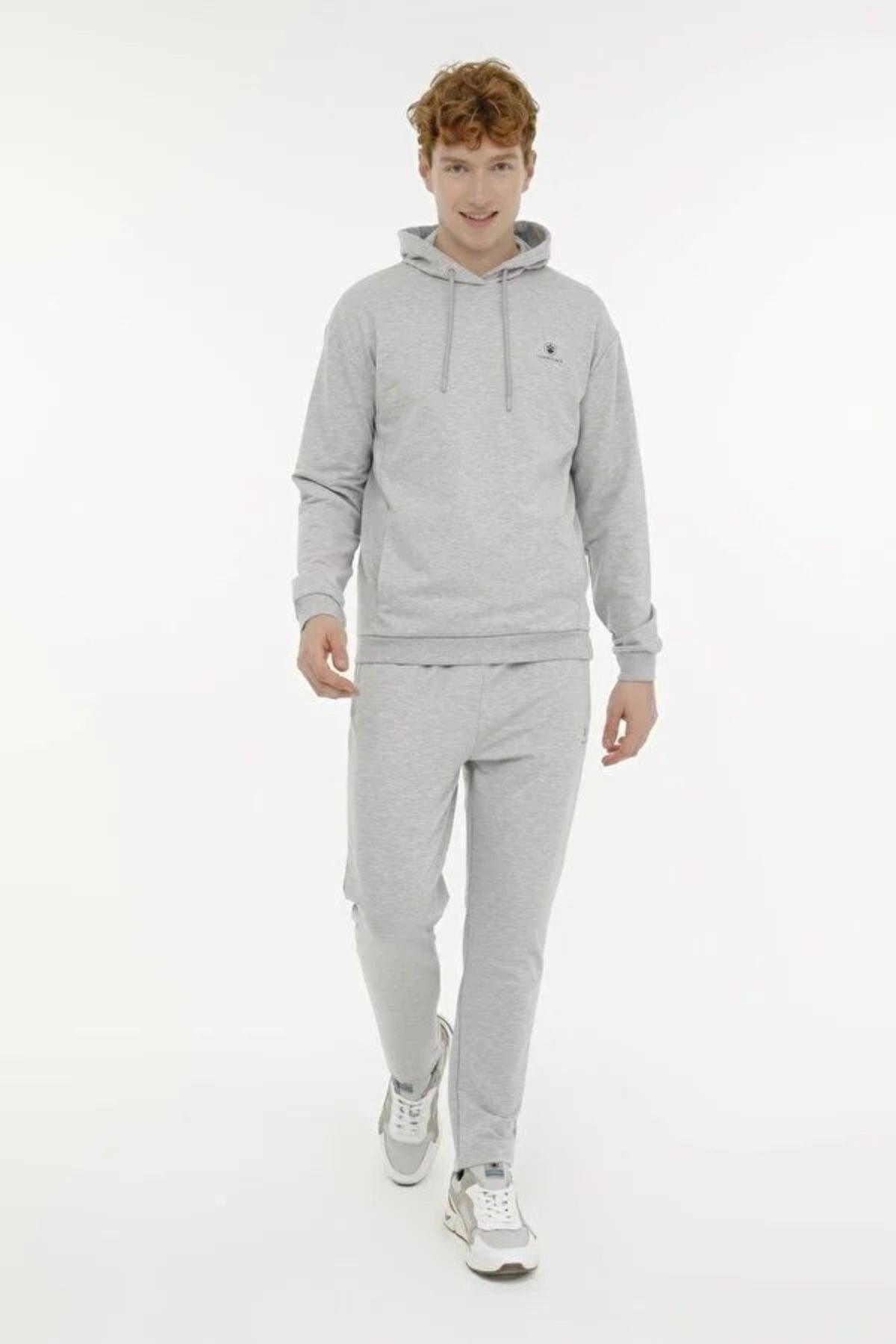 Lumberjack 3w M-SN73 Basic Hoodie 3PR Kapşonlu Sweatshirt