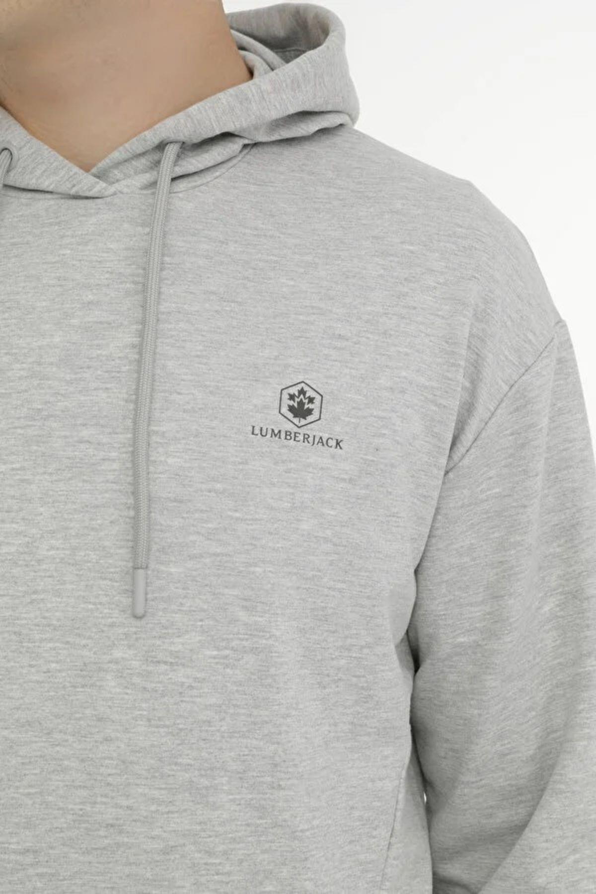 Lumberjack 3w M-SN73 Basic Hoodie 3PR Kapşonlu Sweatshirt