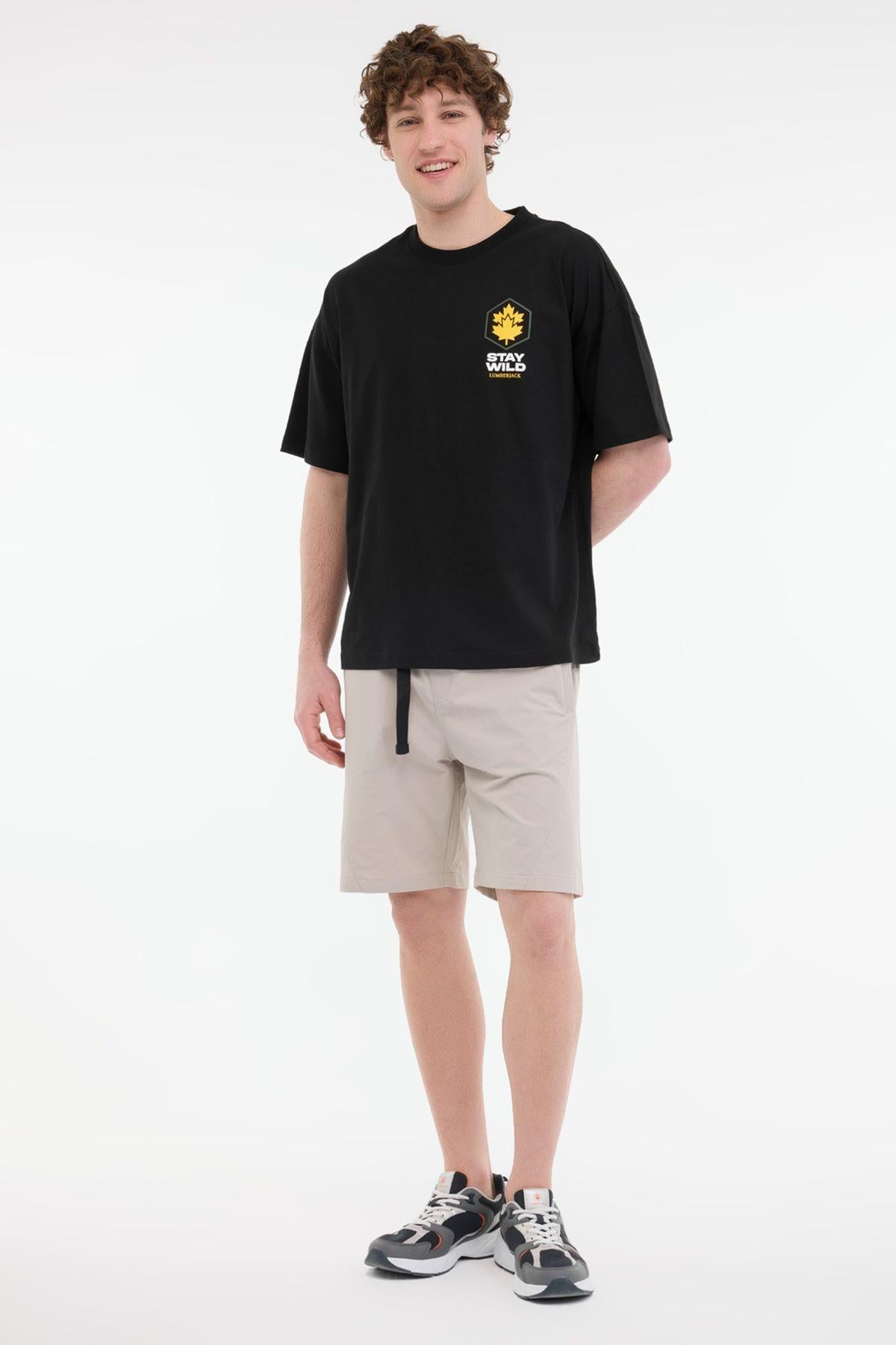 LumberjackLUMBERJACK 5M ML STAR 11OTD1-27 5FX KKOL T-SHIRT