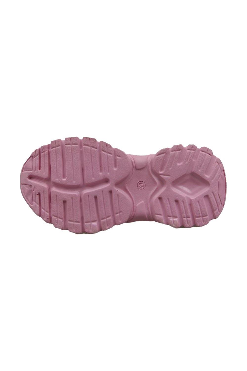 Çocuk Cırt Cırtlı Pembe Spor Ayakkabı 222-3511FT