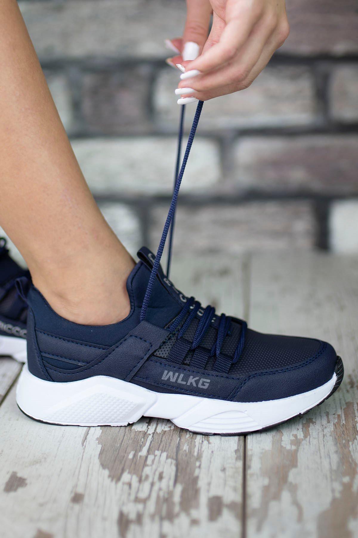 Sportmix Erkek Cilt Sneaker Spor Ayakkabı