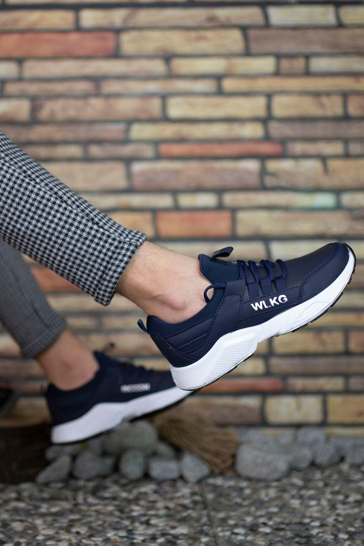 Sportmix Erkek Cilt Sneaker Spor Ayakkabı