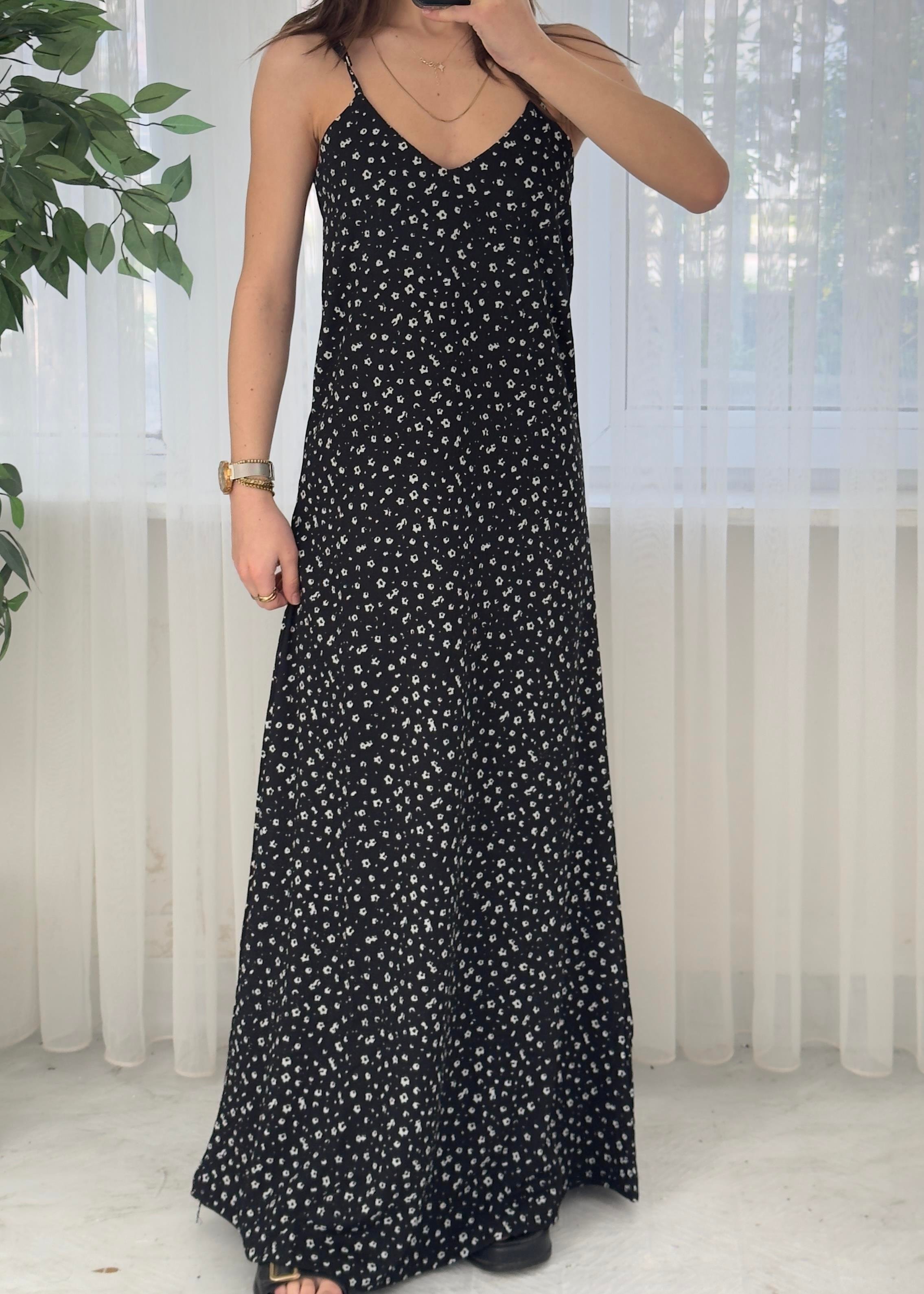 Pixi Krinkıl Çiçek Desenli Elbise 