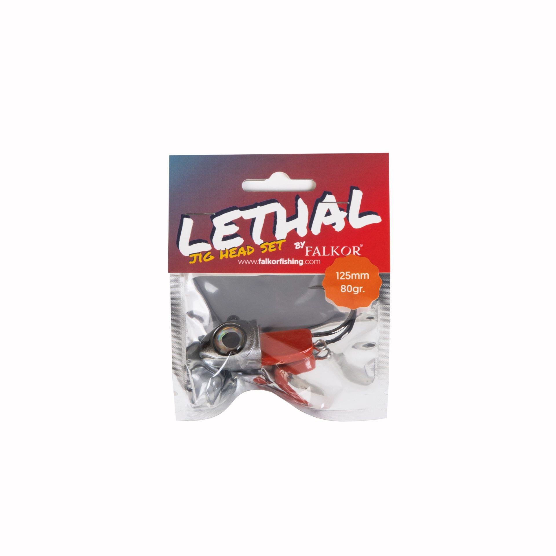  Falkor Lethal Jig Head Set 80gr İğneli Kafa 