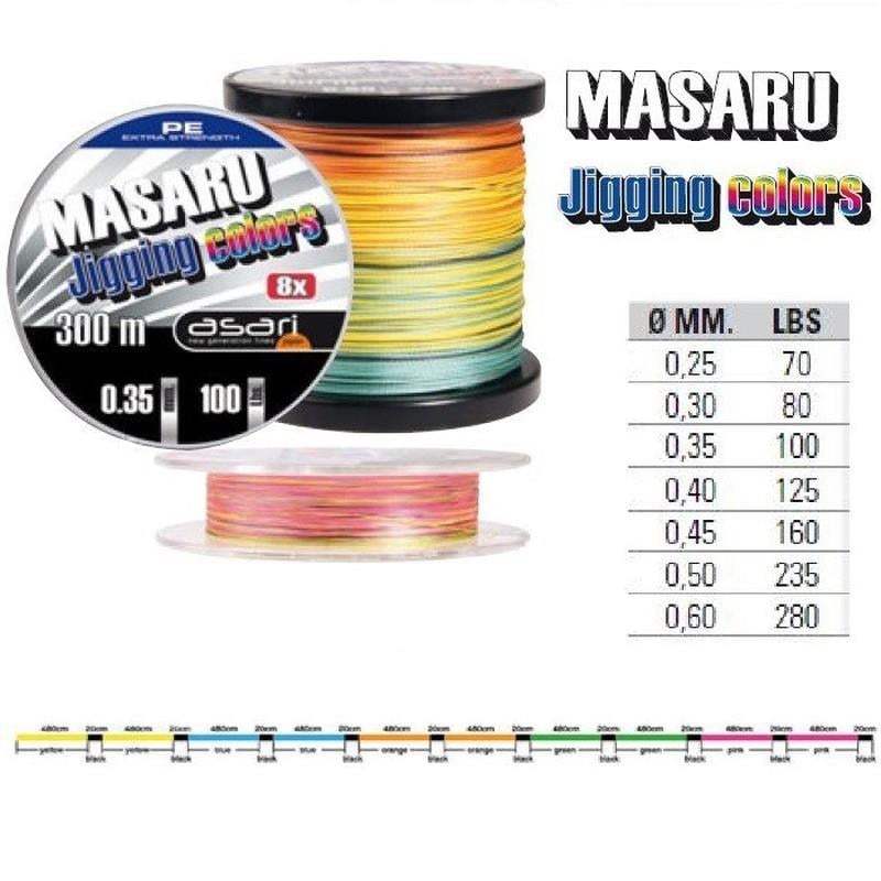 Asari Masaru Jigging 8x 300m İp Misina