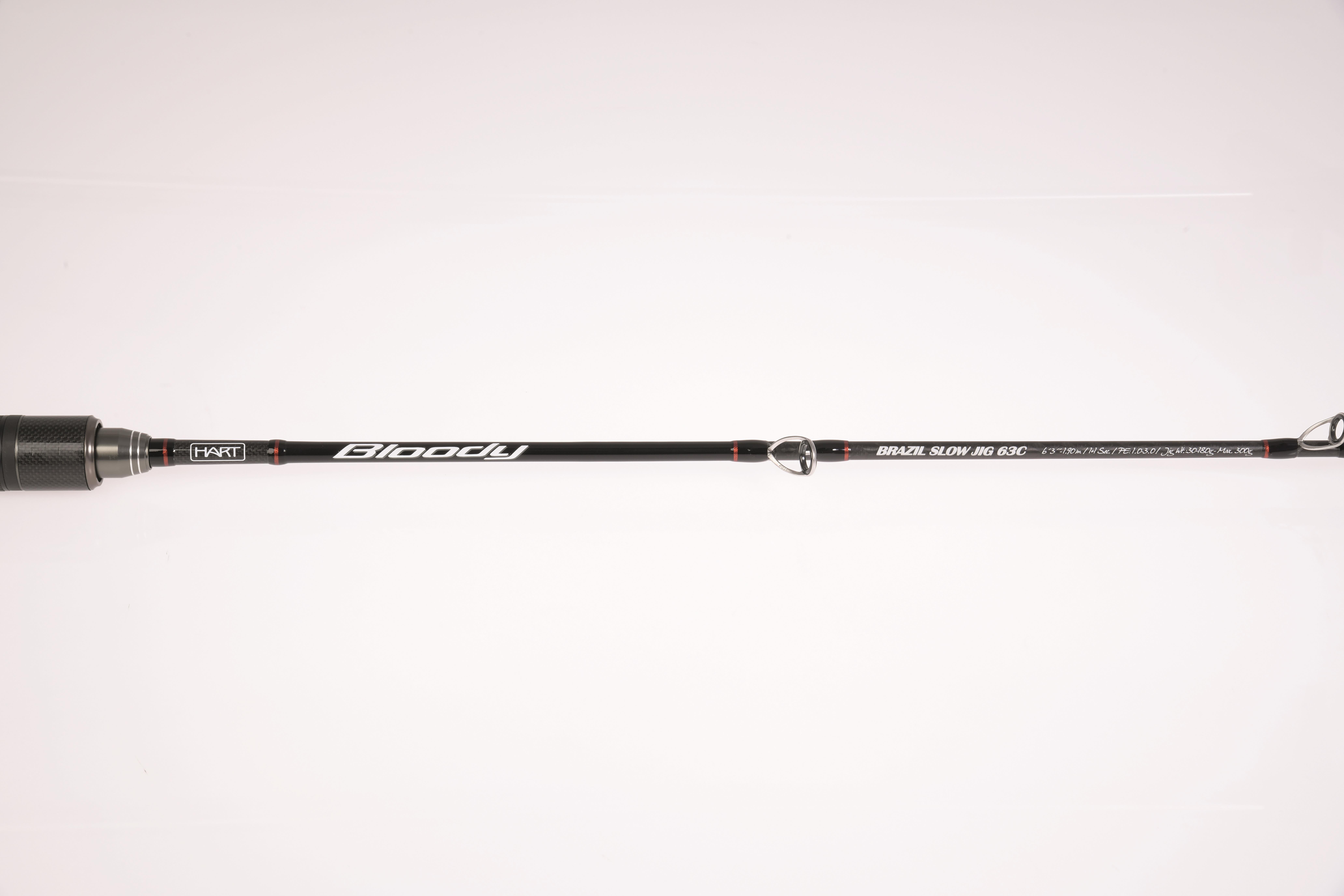 Hart Bloody Brazil Spiral Slow Jig Kamışı 1.90m PE1-3 30/180g 2 Parça Tetikli 