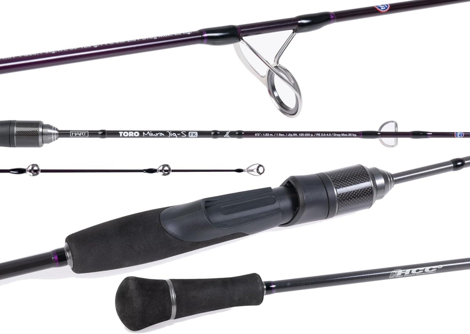 Hart Miura Jig Fk B5 183cm Drag Max 35Kg PE3-6 180/400g Slow Jig Kamışı