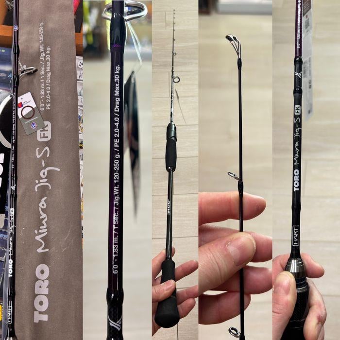 Hart Miura Jig Fk B5 183cm Drag Max 35Kg PE3-6 180/400g Slow Jig Kamışı